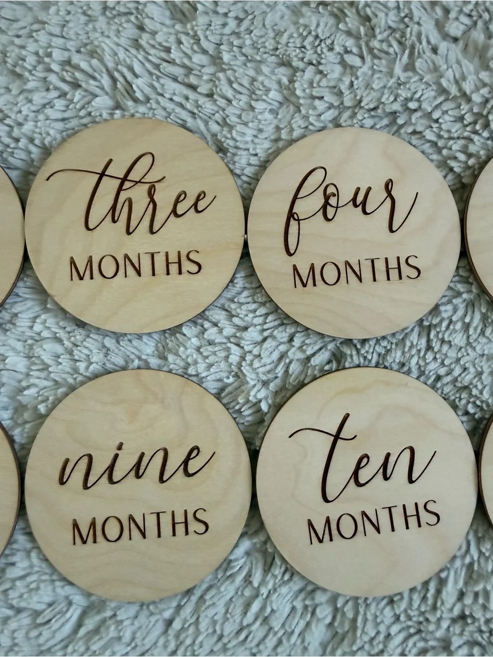 White Loft Milestone Markers